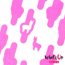 Whats Up Nails - Llama Stencils