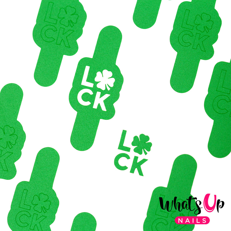 Whats Up Nails - Luck Stencils