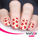 Whats Up Nails - Maple Leaves Stencils