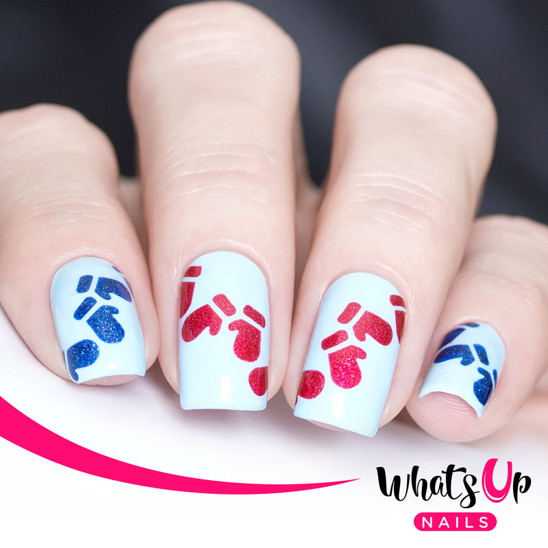 Whats Up Nails - Mittens Stencils