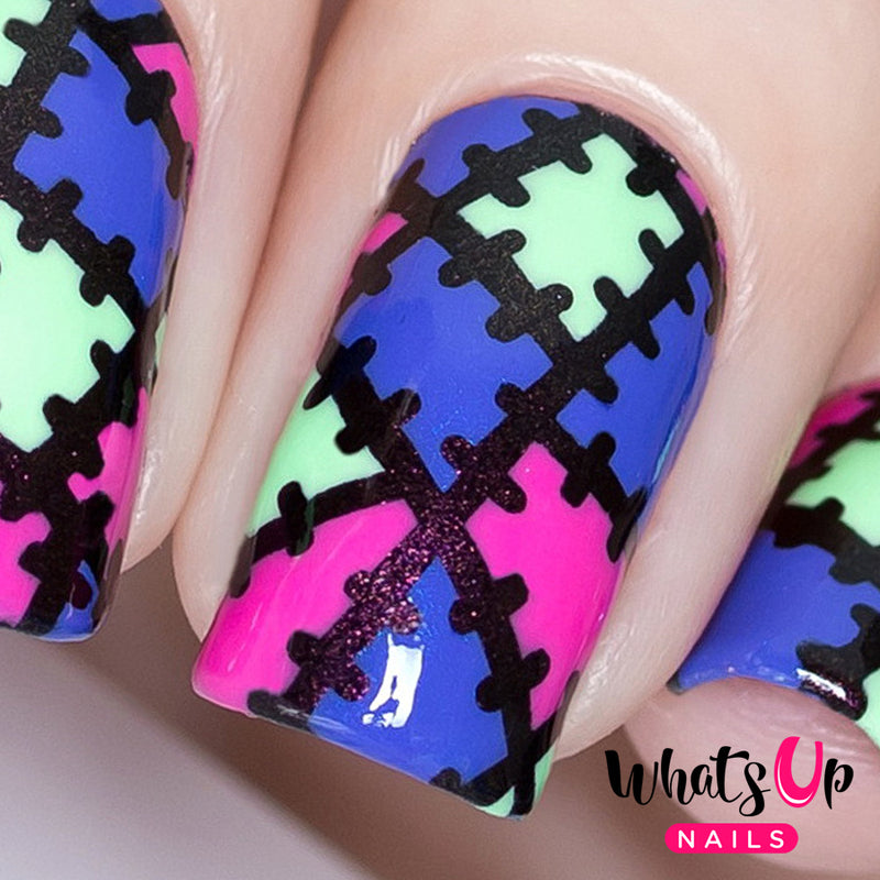 Whats Up Nails - Monster Blanket Stencils