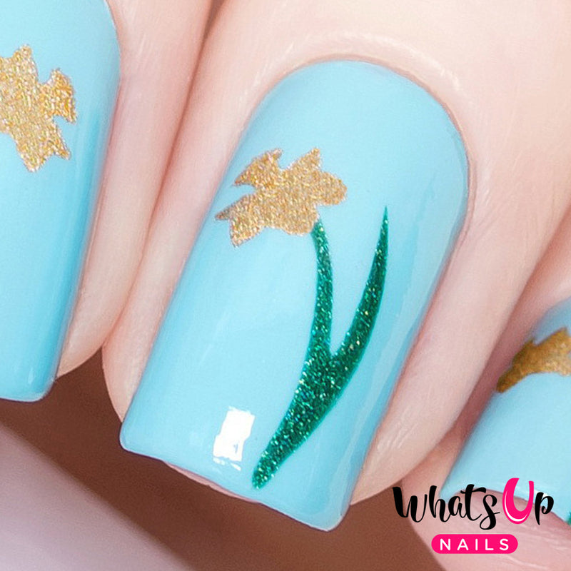 Whats Up Nails - Narcissus Stencils