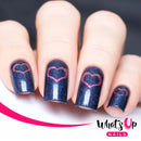 Whats Up Nails - Open Heart Stencils