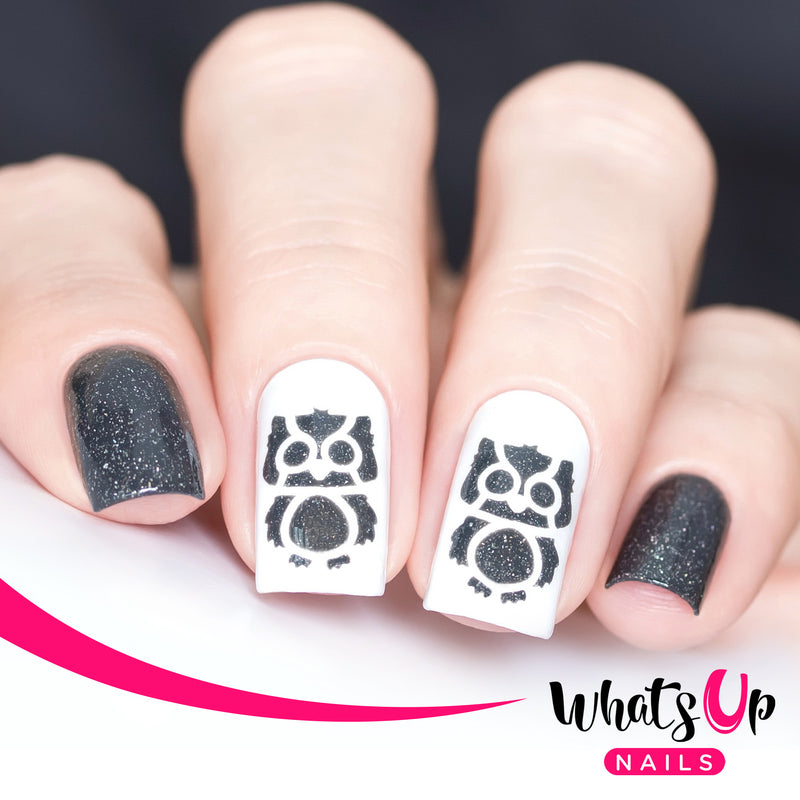 Whats Up Nails - Owl Stencils