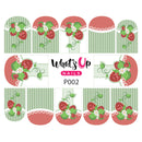 Whats Up Nails - P002 Strawberry Fancy, Green Water Decals