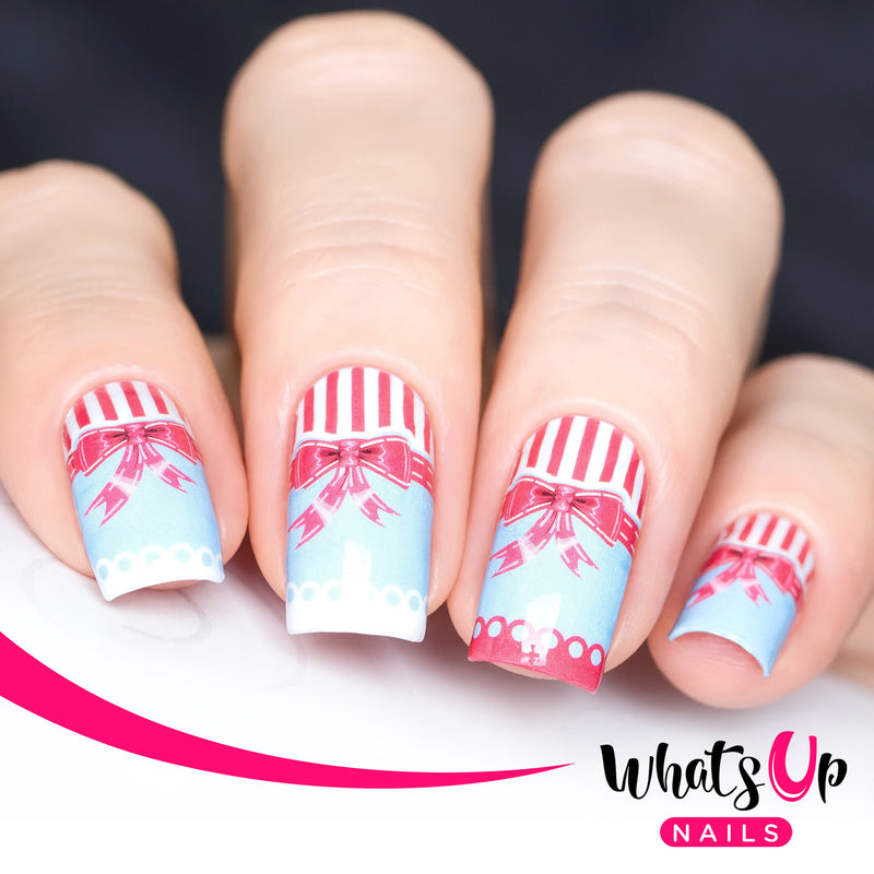 Whats Up Nails - P005 Primped and Polished Water Decals