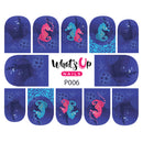 Whats Up Nails - P006 I Sea Horses Water Decals