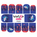 Whats Up Nails - P009 Shark Attack Water Decals