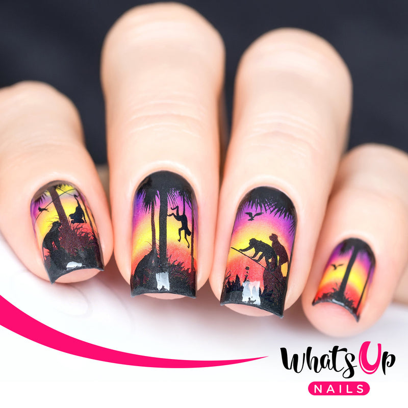 Whats Up Nails - P016 Hangin' at Sunset Water Decals