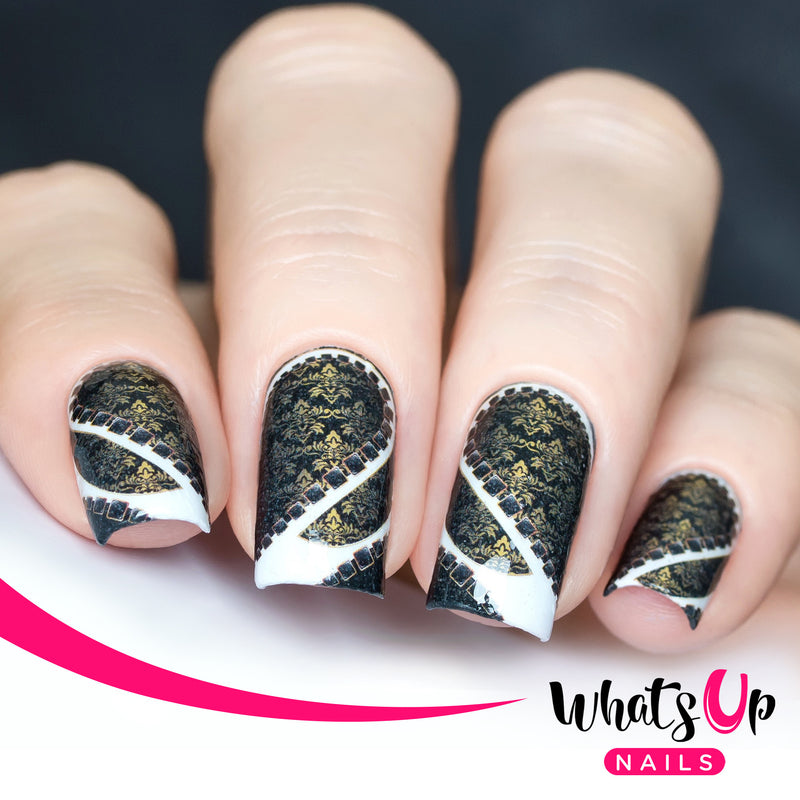 Whats Up Nails - P021 Damask Me Water Decals