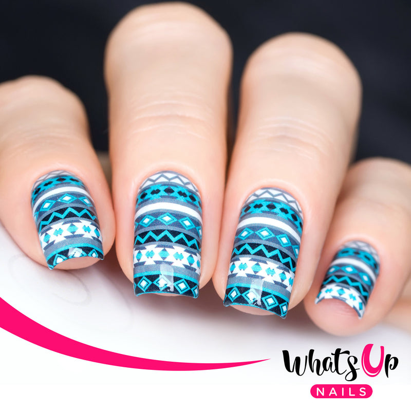 Whats Up Nails - P023 Aztec Harmony Water Decals