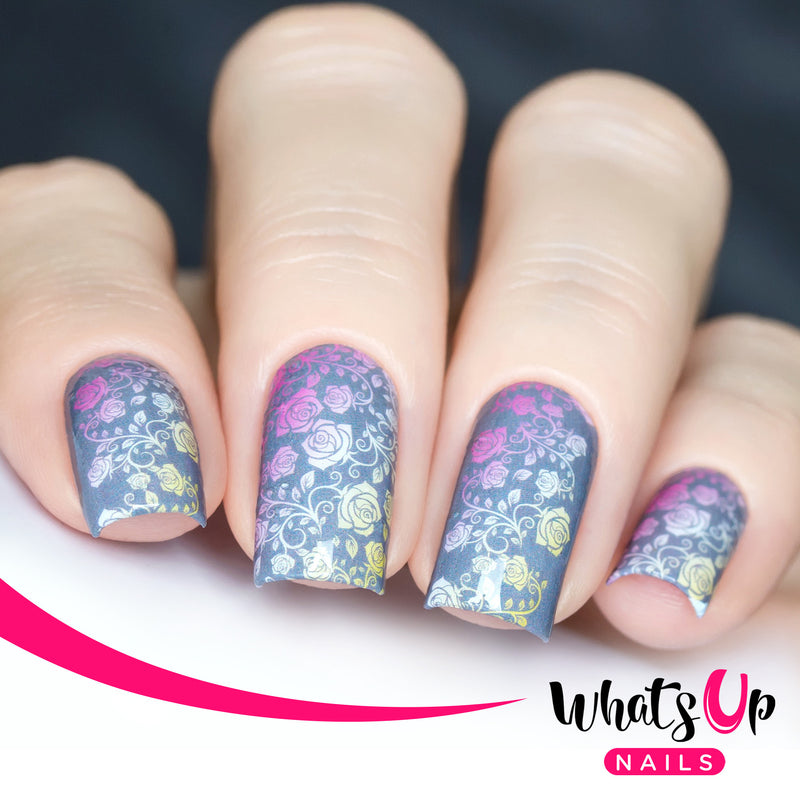 Whats Up Nails - P026 Faded Floral Water Decals