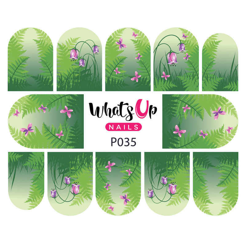 Whats Up Nails - P035 Spring Medley Water Decals
