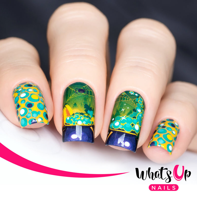 Whats Up Nails - P042 Bubbly Cauldrons Water Decals