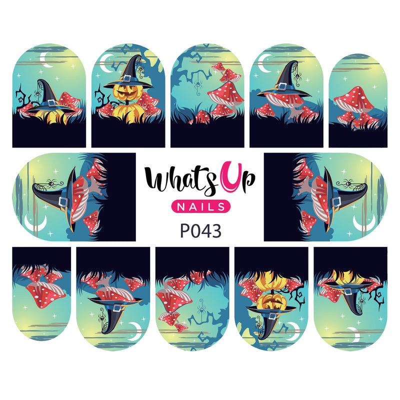 Whats Up Nails - P043 It's All An Illusion Water Decals