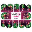 Whats Up Nails - P046 Decorated December Water Decals