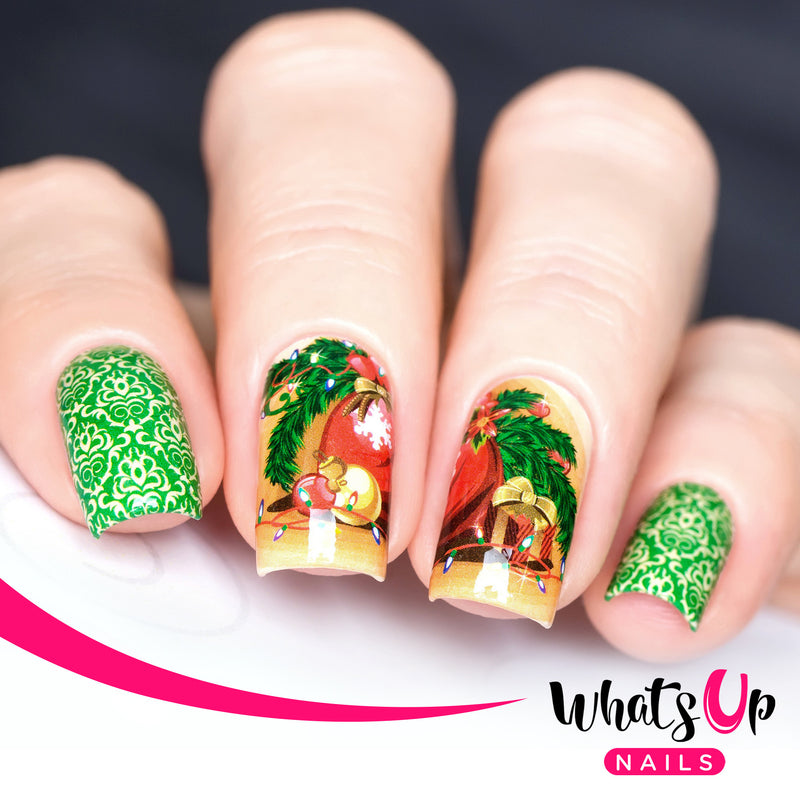 Whats Up Nails - P050 Holiday Spirit Water Decals