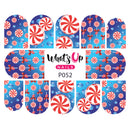 Whats Up Nails - P052 Pepperminty Water Decals