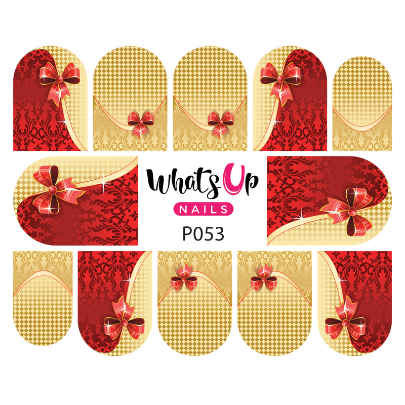 Whats Up Nails - P053 That's a Wrap Water Decals