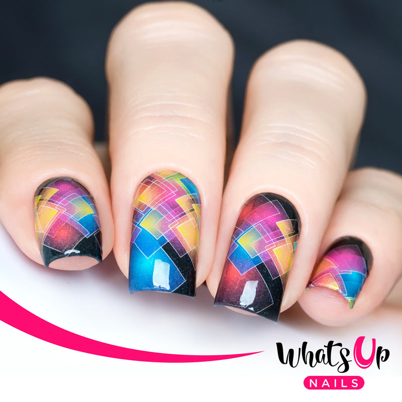 Whats Up Nails - P055 Square-tastic Water Decals