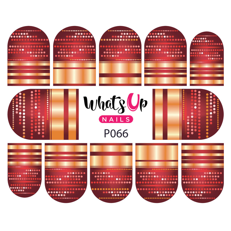 Whats Up Nails - P066 Disco Dots Water Decals