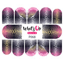 Whats Up Nails - P068 Wrought Iron Roses Water Decals