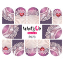 Whats Up Nails - P073 Lace Royalty Water Decals