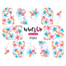 Whats Up Nails - P084 Splatter Cones Water Decals
