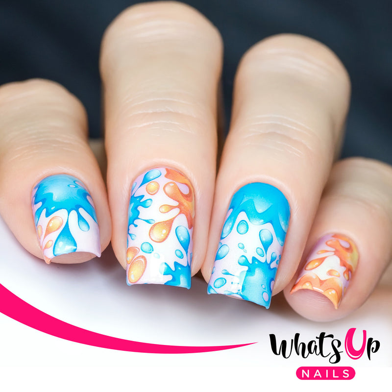 Whats Up Nails - P094 Splat Attack Water Decals