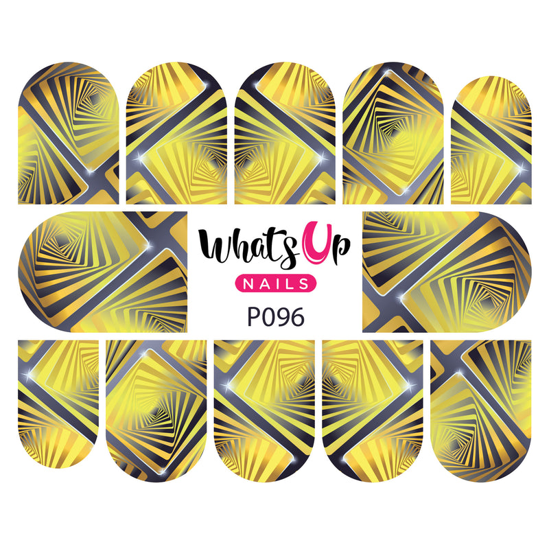 Whats Up Nails - P096 Endless Illusion Water Decals