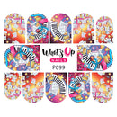 Whats Up Nails - P099 Play That Music Water Decals