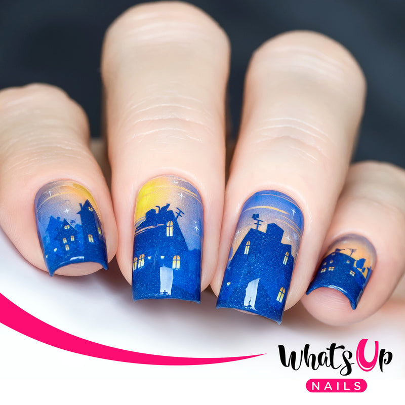 Whats Up Nails - P102 Home at Dusk Water Decals