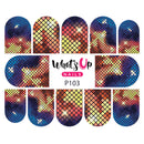 Whats Up Nails - P103 Pixelation Fascination Water Decals
