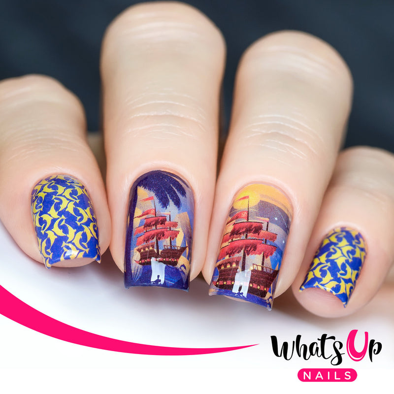 Whats Up Nails - P112 Let's Sea the World Water Decals