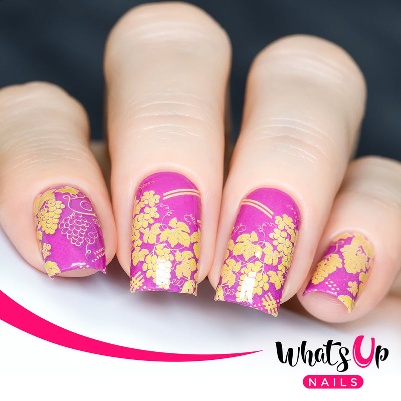 Whats Up Nails - P114 Grape Wine Water Decals