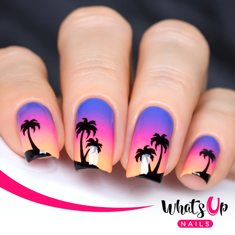 Whats Up Nails - Palm Stencils