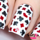 Whats Up Nails - Playing Cards Stencils