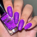 Whats Up Nails - Plumingo Party Nail Polish (Flash Reflective)