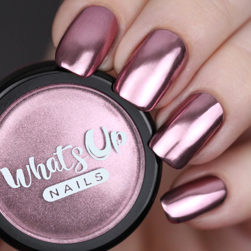 Whats Up Nails - Rose Chrome Powder