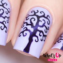 Whats Up Nails - Scary Tree Stencils