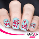 Whats Up Nails - Sea Star and Coral Stencils