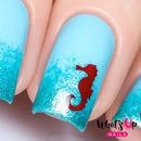 Whats Up Nails - Seahorse Stencils