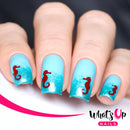 Whats Up Nails - Seahorse Stencils