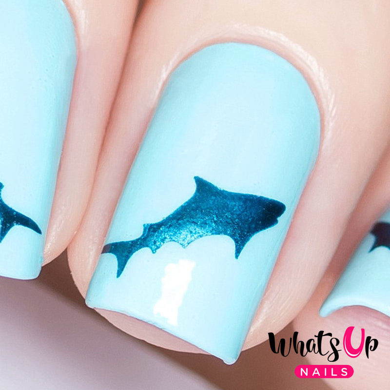 Whats Up Nails - Shark Stencils