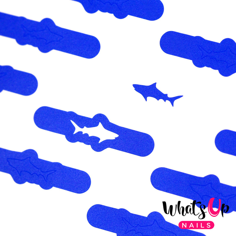 Whats Up Nails - Shark Stencils