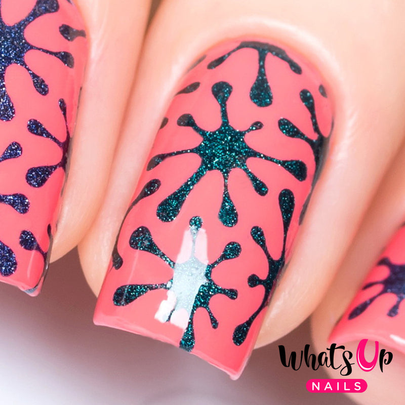Whats Up Nails - Splatters Stencils