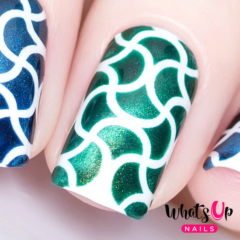 Whats Up Nails - Squiggles Stencils