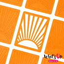 Whats Up Nails - Sunrise Stencils