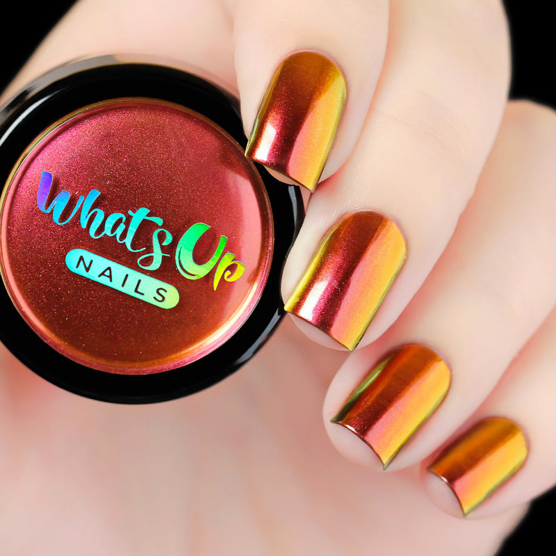 Whats Up Nails - Sunset Chrome Powder
