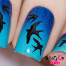 Whats Up Nails - Swallows Stencils